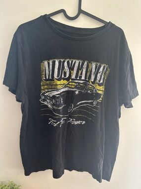 Men's Ford Mustang Graphic Tee - Black Large